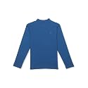 Gini and Jony Girls Blue Solid Cotton