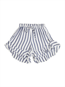 gini  jony short for girls casual solid pure cotton white pack of 1
