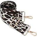 GINJKGO Purse Straps Replacement Crossbody - Adjustable Bag Strap for Purses, Wide Shoulder Strap for Women Guitar Purses