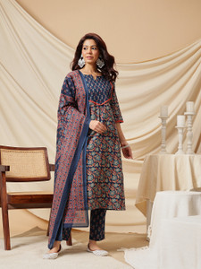 Ginni Arora Label Women Kurta Pant Dupatta