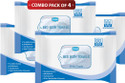 GINNI Bed Bath Wipes (For Sponge Bath)(pack of 4)(10 bathing wipes in each pack)