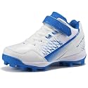 GINNI Boys Girls Baseball Softball Cleats, Kids Mid-Top Athletic Shoes