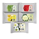 GINNI CLEA Cleansing &amp; Makeup Remover Wet Wipes | Hydrating &amp; Moisturizing for Face | Rose, Lemon, Aloe Vera, Cucumber, Anti-Acne | Effortlessly Removes Makeup | Pack of 5 (30 Wipes Each)