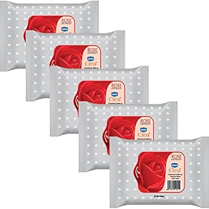 ginni clea cleansing makeup remover wipes  effortlessly erase makeup hydrate amp soothe skin wet tissues for face moisturizing and gentle purifying pack of 5 30 wipes each