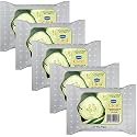 GINNI CLEA Wet Wipes, Cleansing &amp; Makeup Remover Wipes, Wet Tissues for Face Moisturizing | Effortlessly Erase Makeup, Hydrate &amp; Soothe Skin With Cucumber Freshness (Pack of 5-150 Wipes)
