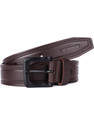 Gino Johnson Men Formal Casual Brown Genuine