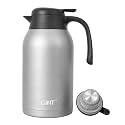 GiNT 74oz Thermal Coffee Carafe, Insulated Carafe for Hot Liquids(Grey)