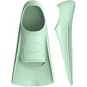 Gintenco Swim Fins, Swim Training Fins for Snorkeling Swimming Diving, Floating Fins Comfortable Swim Flippers Travel Size with Bag for Adults Men Women Kids