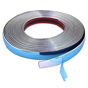 Gintl Side Window Beading Roll Chrome 06