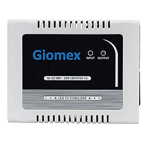 tv voltage stabilizer for led tvsmart tv up to 65 inches  set top box working range 90-290v 3 amps with 3 years warranty off white