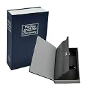 GION Book Locker Safe, Metal Cash Box, Jewellery Safe, Hidden Vault, Combination Locker, Multicolor, ABS, Specialty Paper/Imitation Cloth, Cold Plate, Portable, Visual Alarm, 11.7 x 8.6 x 5 cm