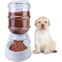 GION Dog Cat Puppy Kittens Automatic Food Feeder, Auto Pet Feeder Cat Food Dispenser Food Feeder Self-Dispensing Feeding Bowl (1Pcs)