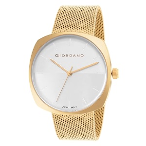 giordano analog stylish watch for women water resistant fashion watch round shape with 3 hand mechanism wrist watch to compliment your lookideal gift for female - gz-60076