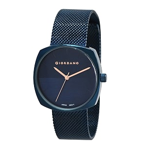 giordano analog stylish watch for women water resistant fashion watch round shape with 3 hand mechanism wrist watch to compliment your lookideal gift for female - gz-60076