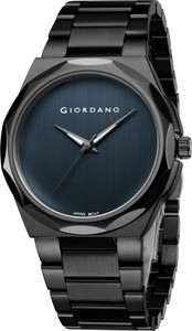 GIORDANO Blue Sunray Round Dial Quartz Movement