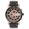 Giordano Multi-Functional Watch for Man with Chronograph Mechanism and Stylish Metal Strap, Wrist Watch for Men - GD-50013-11