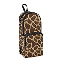 Giraffe Print Pen Bag Durable Pencil Bag Stationery Pouch Box Organizer Cases Pencil Case Pouch Pen Case