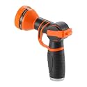 Giraffe Tools 3/4 Inch Garden Hose Nozzle with 9 Spray Patterns