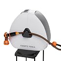 Giraffe Tools Ground-Mounted Retractable Garden Hose Reel,1/2" x 130FT
