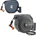 Giraffe Tools Hose Reel Cover for Model AW40 UV Resistant, Waterproof and Retractable Garden Hose Reel 1/2 Inch x 130 ft, Super Heavy Duty, Any Length Lock