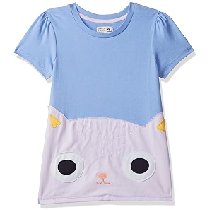 Girls Animal Print Regular fit T-Shirts