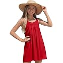 Girl's Beach Swim Cover Up Summer Sleeveless Tank Halter Dresses
