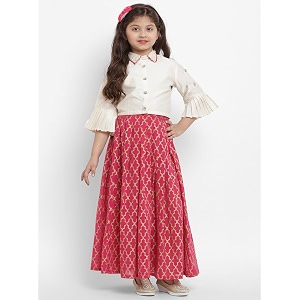 Bitiya by Bhama Girls Off White