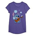 Girl's Lilo &amp; Stitch Floral Ukulele Dance T-Shirt