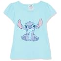 Girl's Lilo &amp; Stitch Floral Ukulele Dance T-Shirt