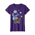 Girl's Lilo &amp; Stitch Floral Ukulele Dance T-Shirt