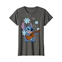Girl's Lilo &amp; Stitch Floral Ukulele Dance T-Shirt