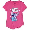 Girl's Lilo &amp; Stitch Floral Ukulele Dance T-Shirt