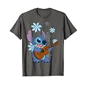 Girl's Lilo &amp; Stitch Floral Ukulele Dance T-Shirt