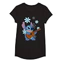 Girl's Lilo &amp; Stitch Floral Ukulele Dance T-Shirt