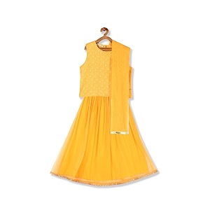girl39s polycotton lehanga set