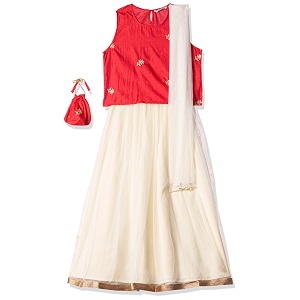 girl39s polycotton lehanga set
