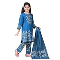 Girl39s Rayon Ethnic Wear Embroidered Kurta Set
