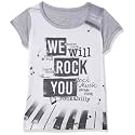Girl39s Regular fit T-Shirt ESOJG19MS09TOP_Black 4-5 Years