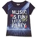 Girl39s Regular fit T-Shirt ESOJG19MS27TOP_Navy 2-3 Years