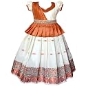 Girl39s Silk Readymade Traditional Lehenga Choli with-KERALA