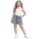 Girl's Solid Cotton Blend Style Top and Shorts Set