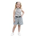 Girl39s Solid Cotton Blend Style Top and