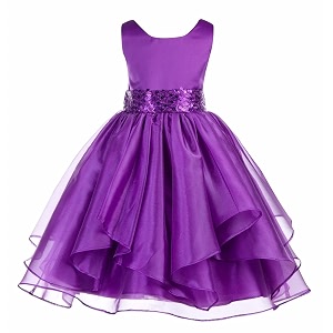 Girls Synthetic A-Line Maxi Dress