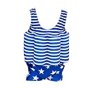 Girl Boy One Piece Floatation Swimsuit Swimwear with Adjustable Buoyancy Kid Float Bathing Suit Life Jacket Swim Vest