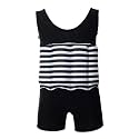Girl Boy One Piece Floatation Swimsuit Swimwear with Adjustable Buoyancy Kid Float Bathing Suit Life Jacket Swim Vest