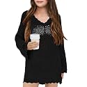 Girl Cover Up Crochet Swimwear V Neck Knit Long Sleeves Summer Beachwear Cover Tops