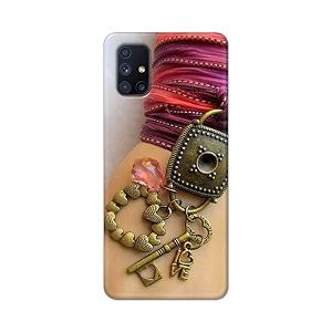 Girl Hand with Keychain Hard Back Case