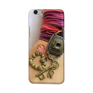 Girl Hand with Keychain Hard Back Case