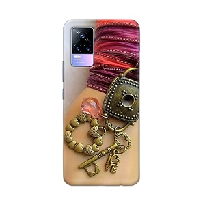 Girl Hand with Keychain Hard Back Case