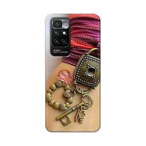 Girl Hand with Keychain Hard Back Case